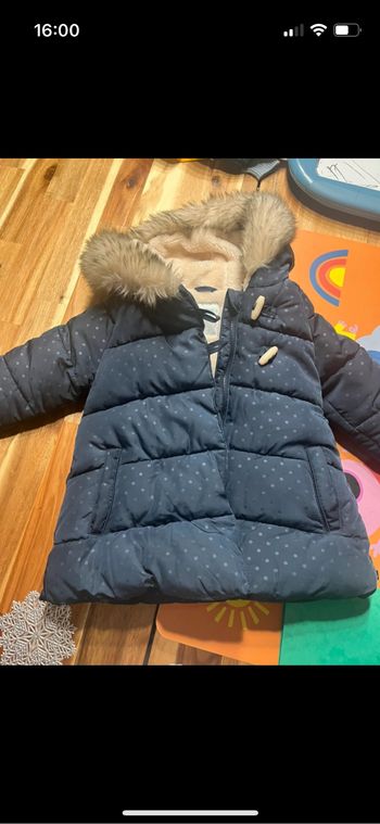 Manteau fille 18 mois