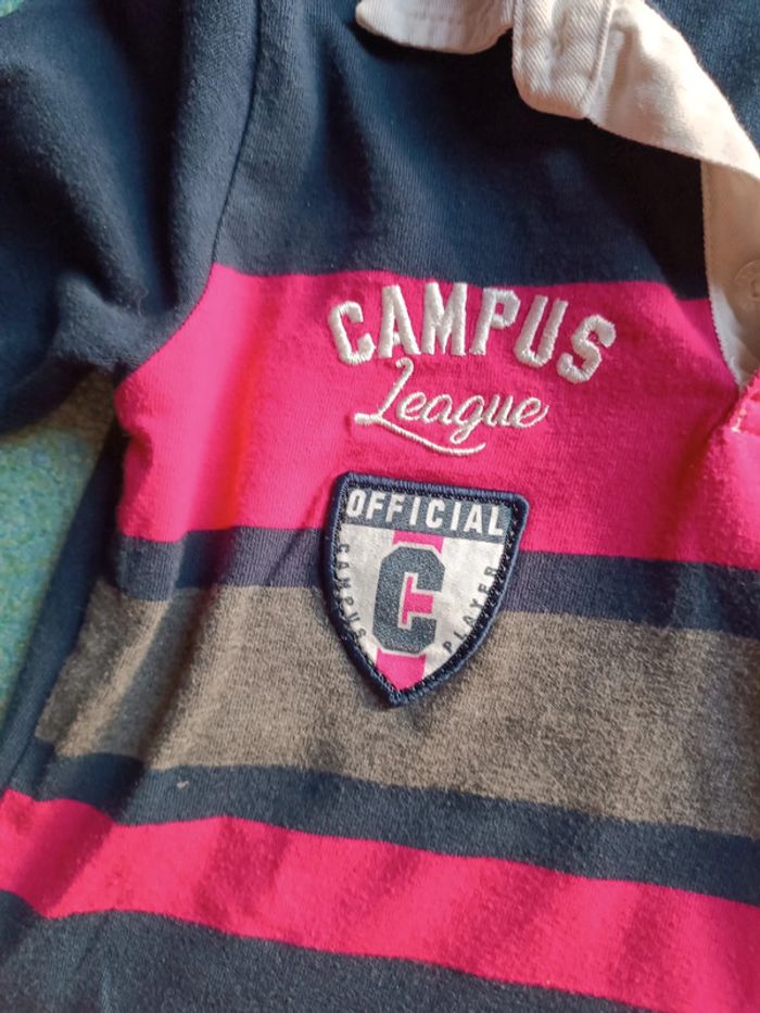 T-shirt polo manches longues 6ans - photo numéro 4