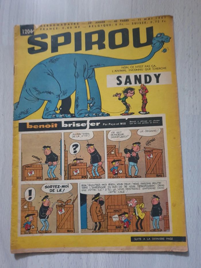 Sublime spirou ancien vintage