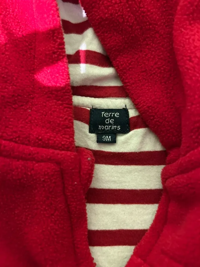 Veste polaire Terre de Marins 9M – rouge - photo numéro 3