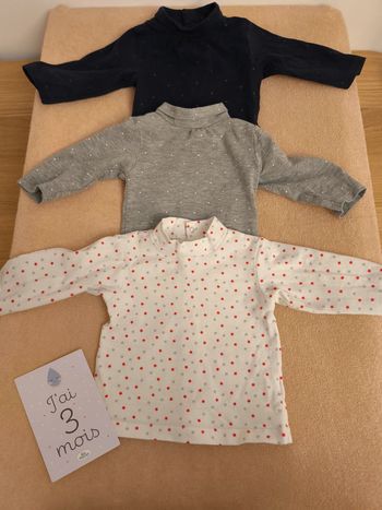 Sous pull fille 3 mois