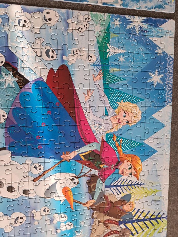 4 Puzzles reine des neige 20/60/100/180 pieces - photo numéro 5