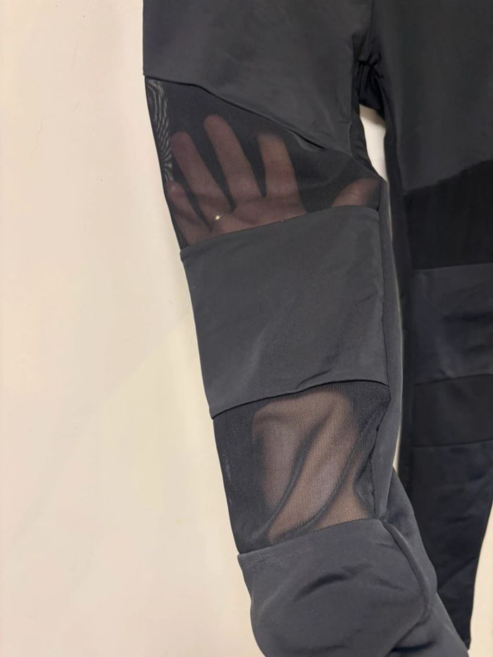 Joli legging noir sport Urban Classics taille 40 avec parties transparentes - photo numéro 4