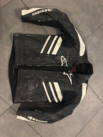 Blouson cuir moto