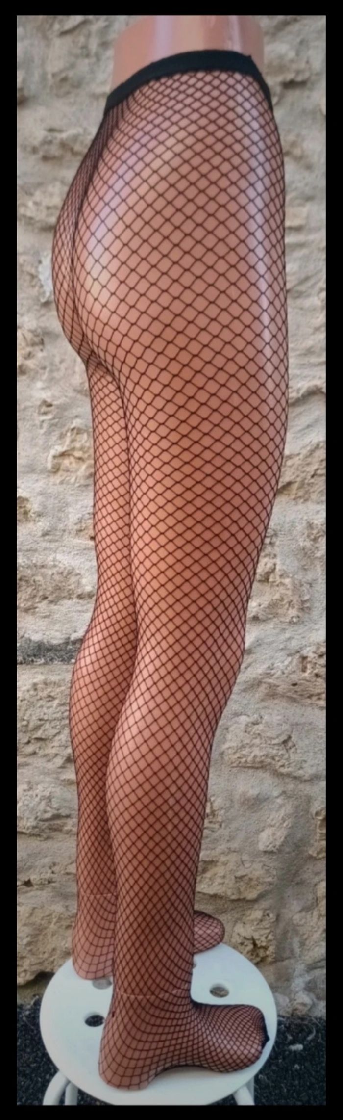 Collant résille motif fantaisie - photo numéro 4