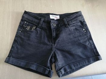 Short en jean noir 34 Etam Jeans