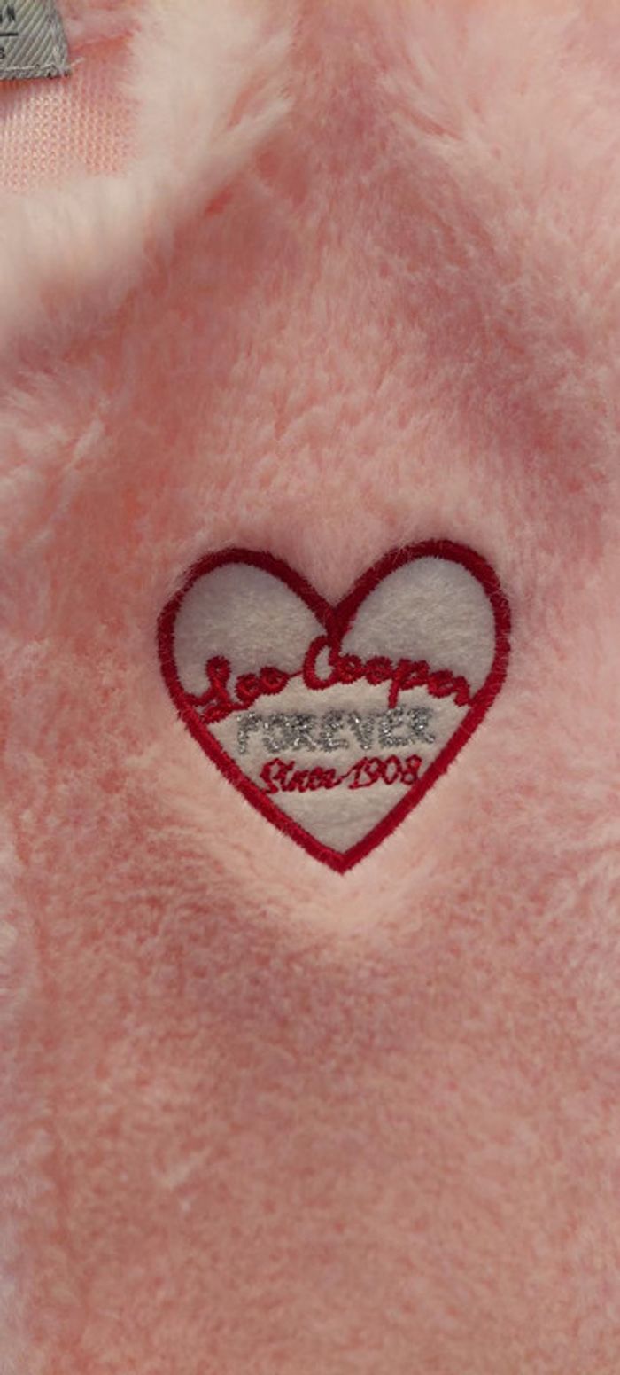Superbe veste sans manches/boléro bébé fille Lee Cooper 18 mois rose comme neuve - photo numéro 4