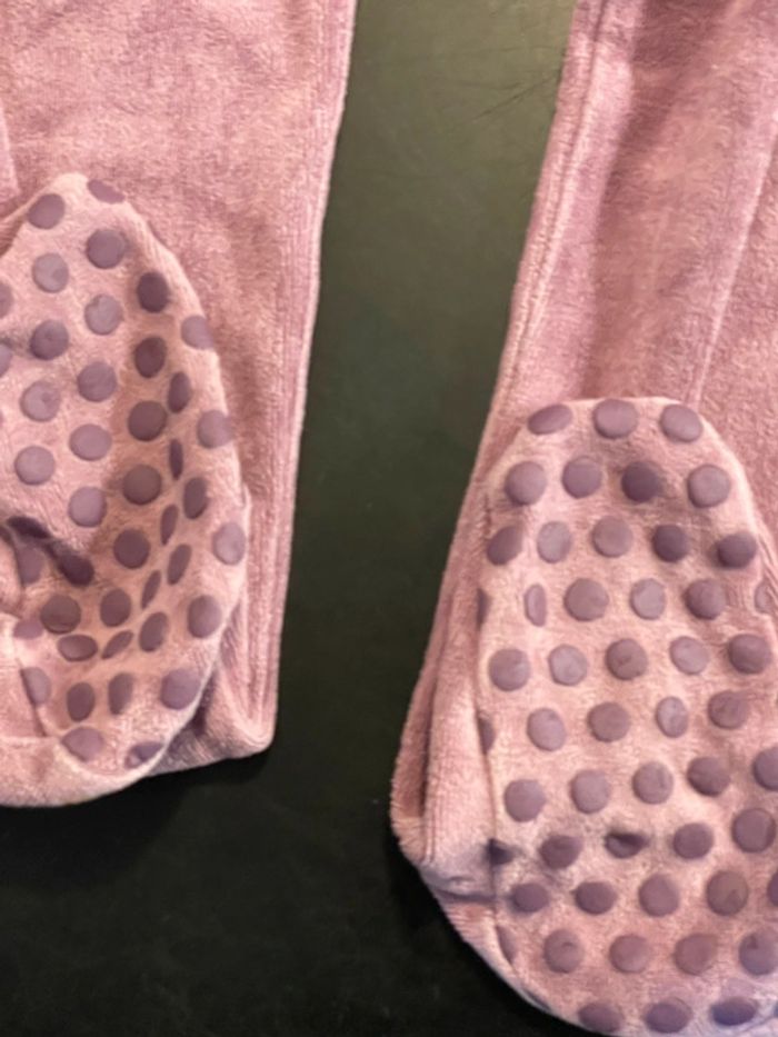 Pyjama velours 36 mois pieds anti dérapant - photo numéro 3