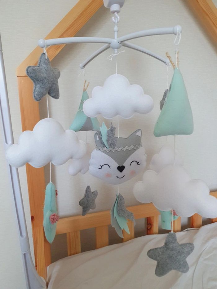 Mobile indien nuage tipi cactus étoiles - photo numéro 2