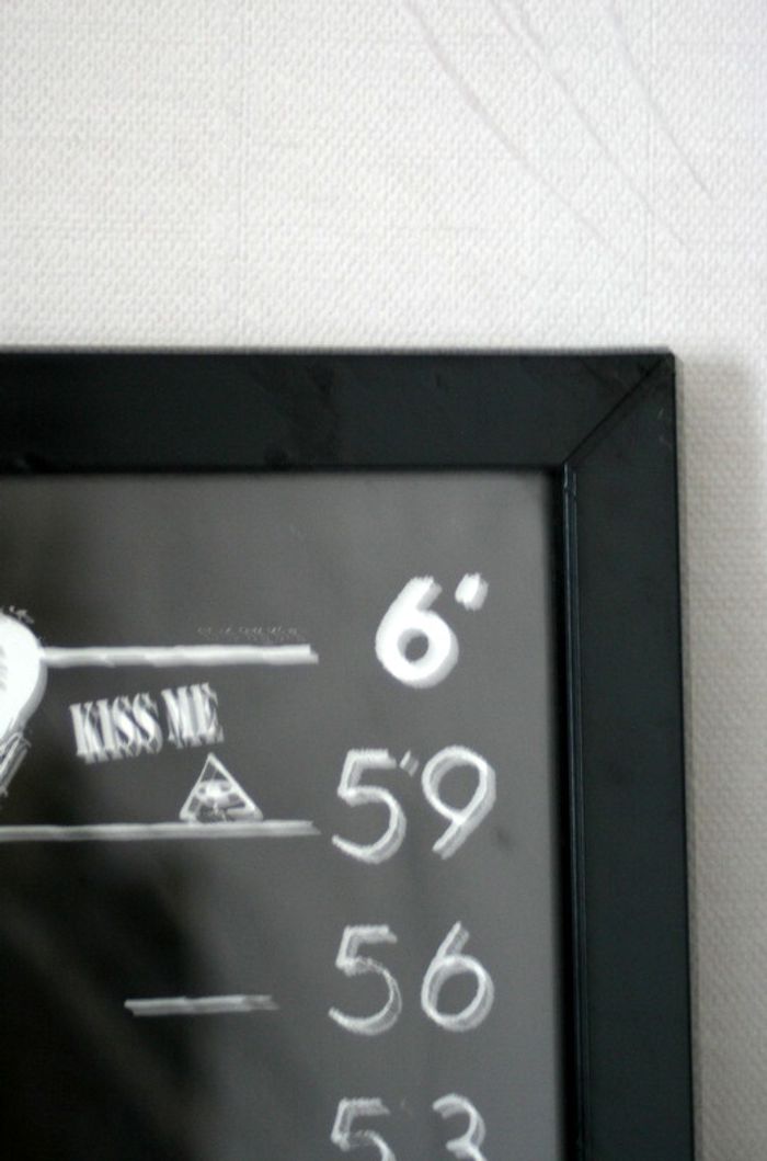 Cadre Noir 33x33cm - photo numéro 3