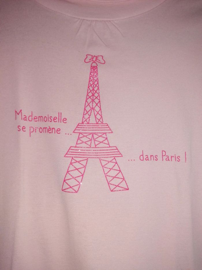 Sous pull imprimé 🗼🗼 10 ans Verbaudet - photo numéro 2