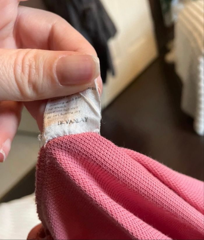 Lacoste - Polo à manches courtes - Taille 2 (S) - Vieux Rose - photo numéro 5
