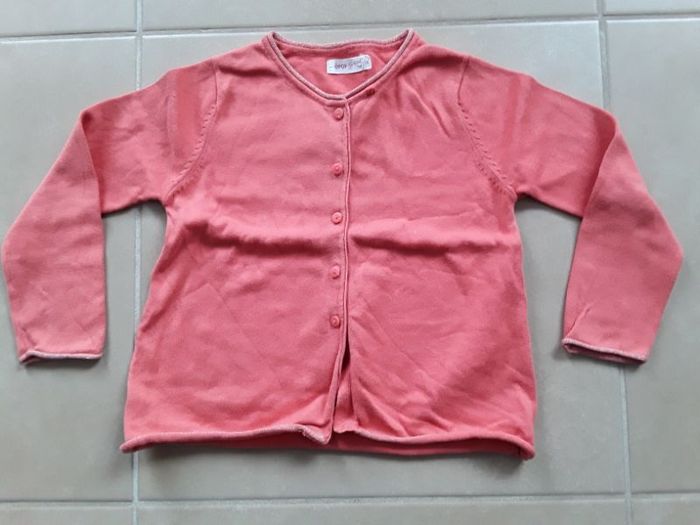 Gilet orange fille 6 ans EPOP