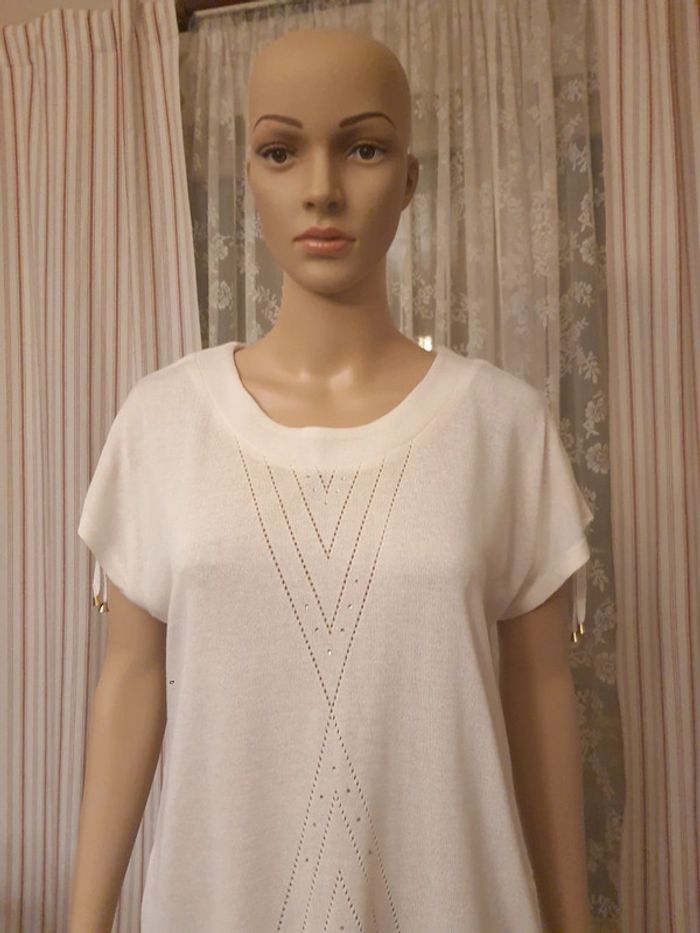 Blouse crème Tagore Elene neuf taille L 40 - photo numéro 3