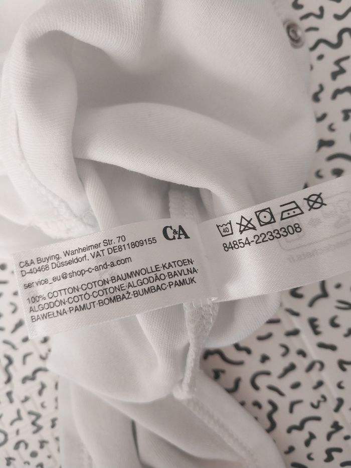 Lot 5 bodies bébé manches longues C&A - photo numéro 8