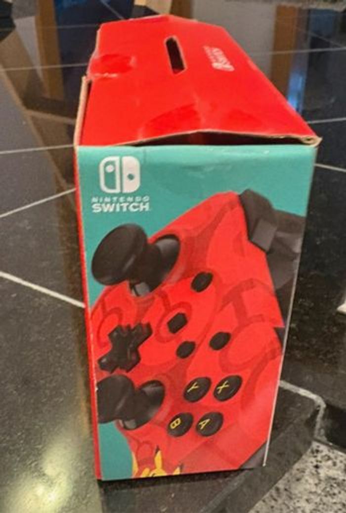 Commande  Switch Pokémon rouge avec fil - photo numéro 7