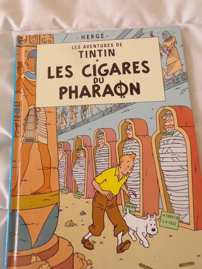 Livre Les aventures Tintin Les cigares du pharaon