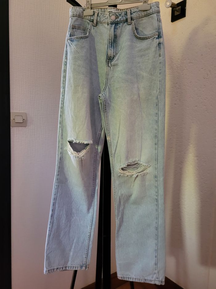 Jean taille L bleu clair FB Sister - photo numéro 2