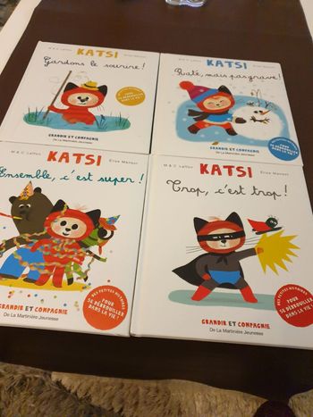 Lot de 4 livres Katsi