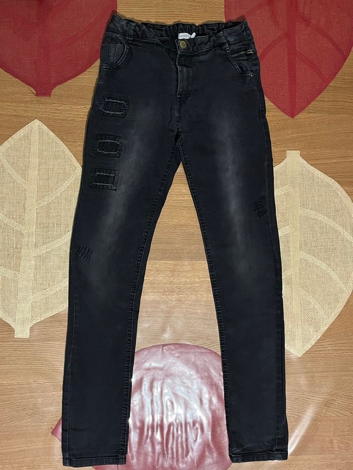 Lot 2 Jeans garçon Okaïdi / Orchestra taille 14 ans en TBEG - photo numéro 4