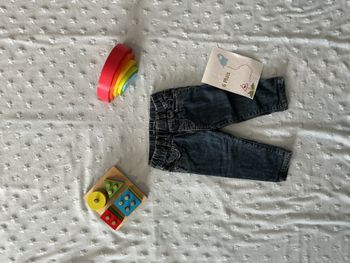 jean bleu taille élastique 6 mois bout'chou