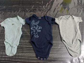 Lot de 3 bodys manches courtes 3 mois