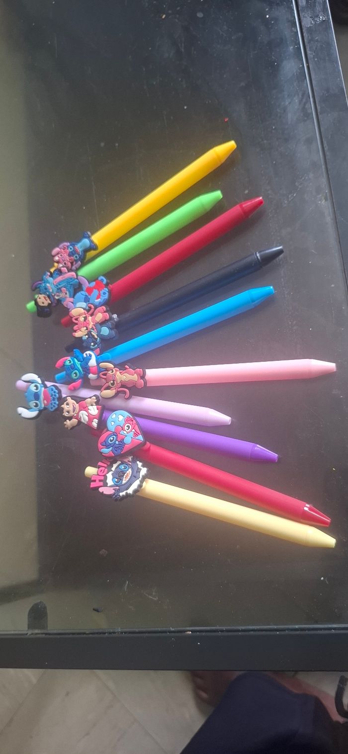 Lots stylos stitch - photo numéro 6