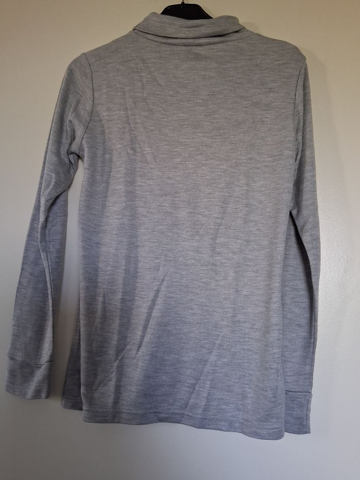 Sous pull gris T- S - photo numéro 2