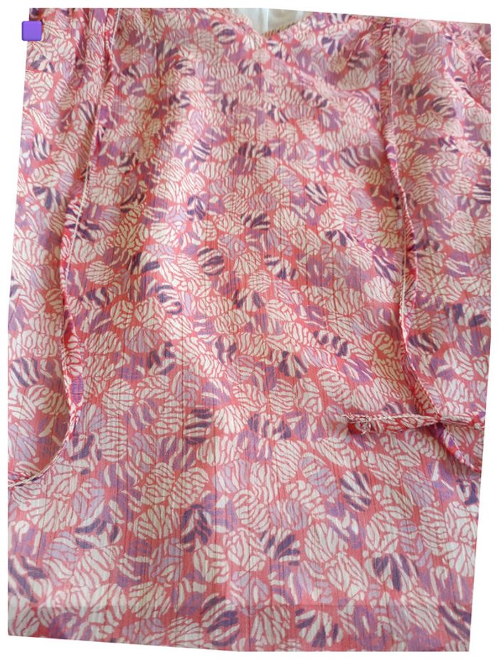 Blouse fluide à volants rose Camaïeu cute vintage kawaii mignon - photo numéro 2
