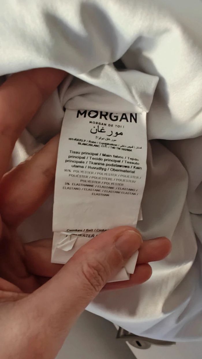Robe blanche Morgan taille 40 - photo numéro 4
