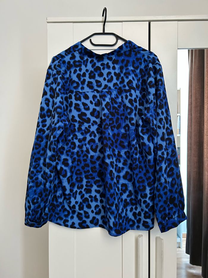 Blouse bleu léopard Shein Taille XL - photo numéro 6