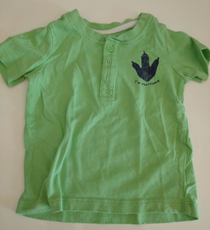 Lot 2 T-shirt bébé Lupilu 12 mois - photo numéro 2