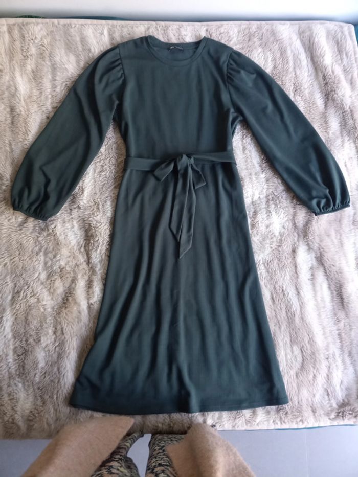 Robe à manches longues femme T38-Zara - photo numéro 2