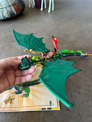 Lego Ninjago 71829 le dragon vert