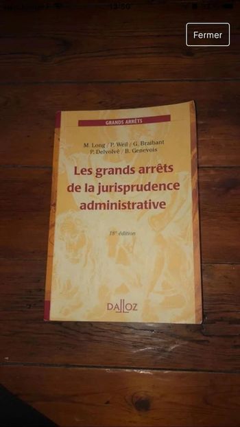 Les grands arrêts de la jurisprudence administrative