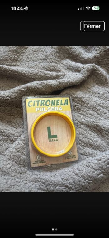 Bracelet sitronelle