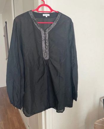 Tunique  coton et soie exetera