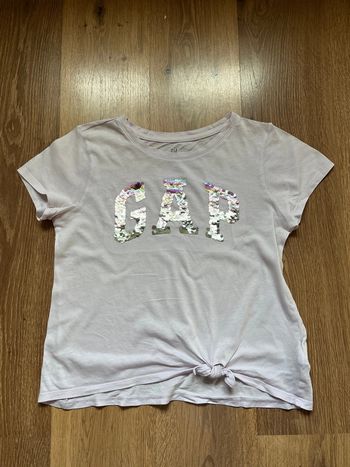 Tee shirt sequins fille Gap kids taille L