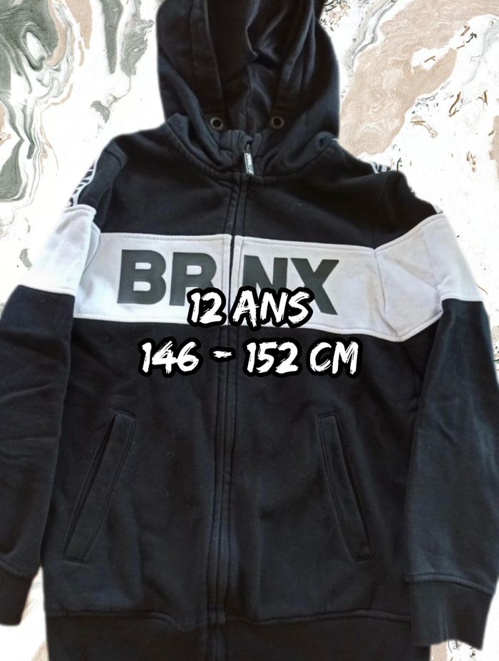 Gilet capuche 12 ans