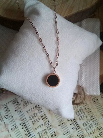 Collier réversible en acier inoxydable