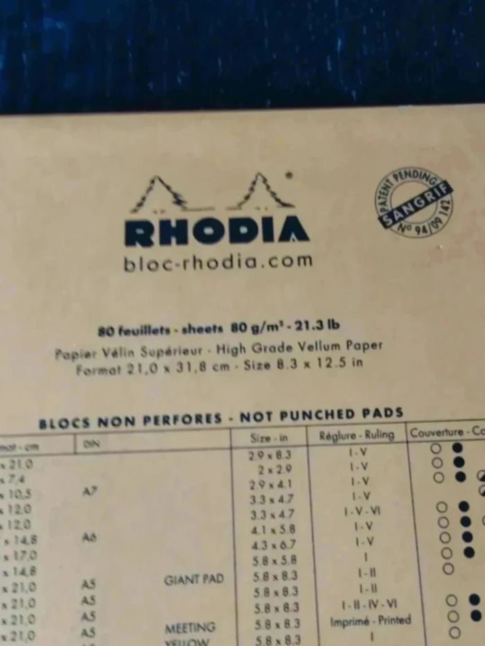 Lot de 2 - Rhodia Bloc-notes - photo numéro 4