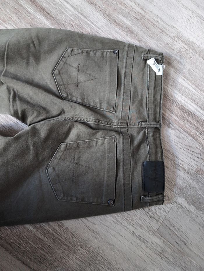 Jean skinny kaki IKKS - photo numéro 4