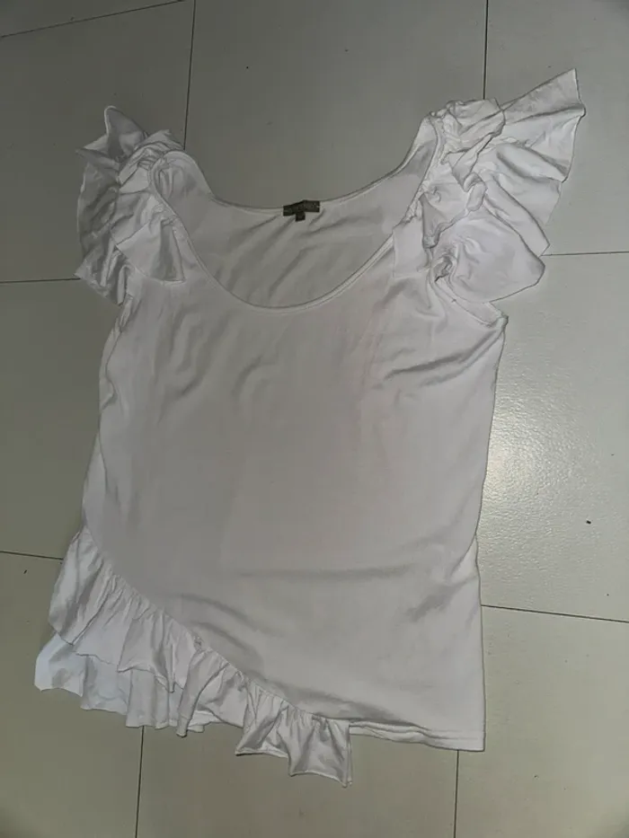 Top blanc In Extenso TM neuf - photo numéro 3