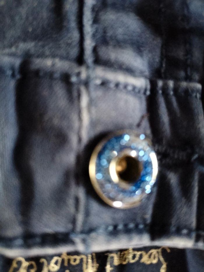 Jeans bleu foncé(marine) à enfiler en 6 ans Sergent major - photo numéro 7