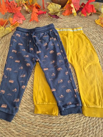 2 pantalons de jogging 36 mois Kiabi