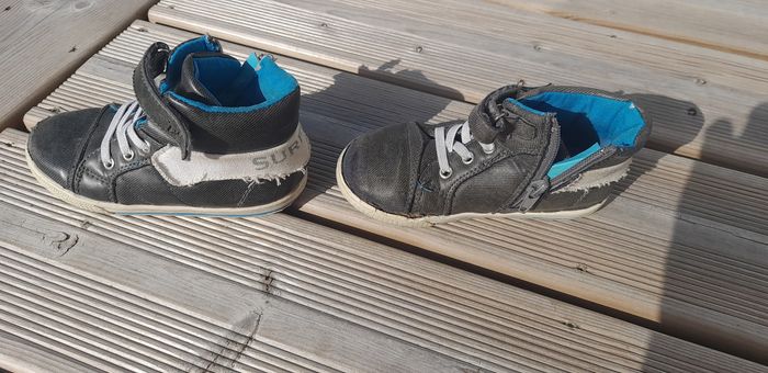 Baskets montante à scratchs - photo numéro 4