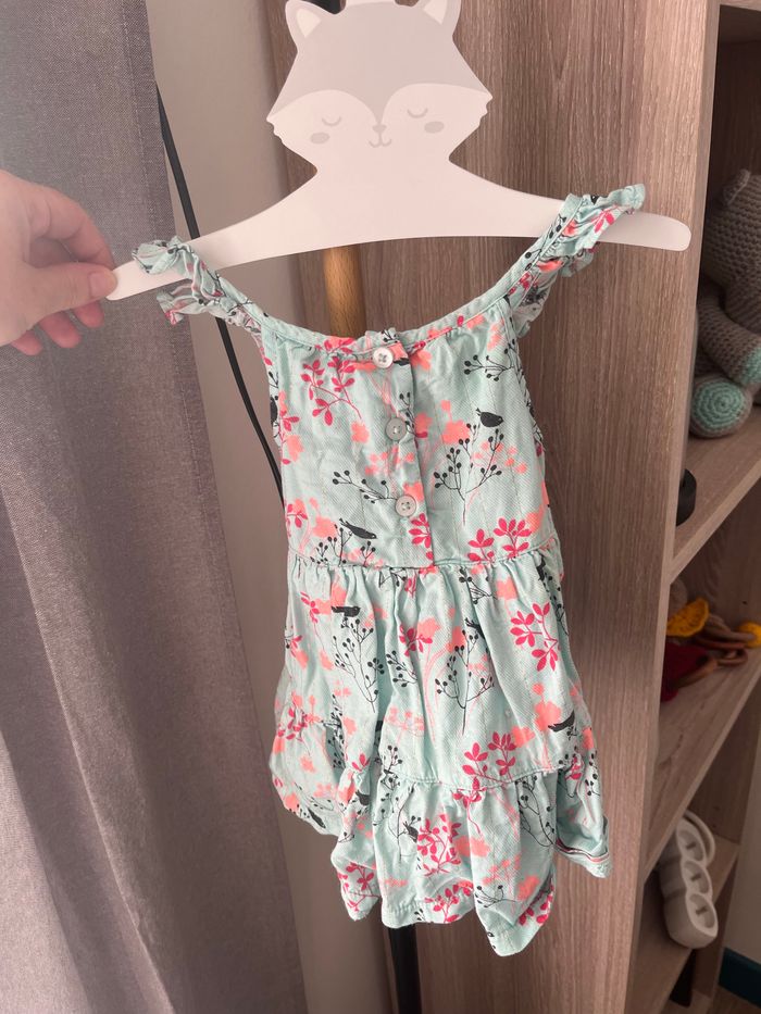 Robe fleurie bleue azure - photo numéro 2