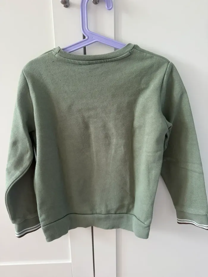 Sweat vert Cyrillus 6 ans - photo numéro 2