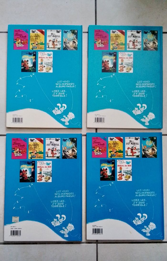 4 BD Boule et Bill tomes 5 à 8 - photo numéro 3