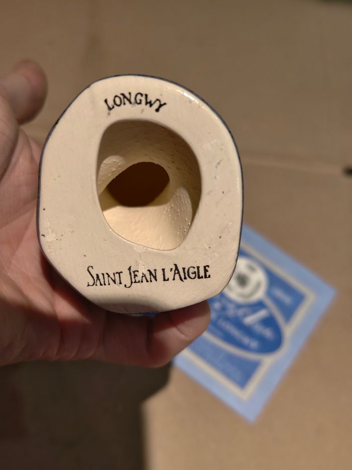 Oiseau noir et gris Saint Jean l'Aigle émaux de Longwy - photo numéro 8